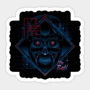 90s I´ll Be Back Sticker